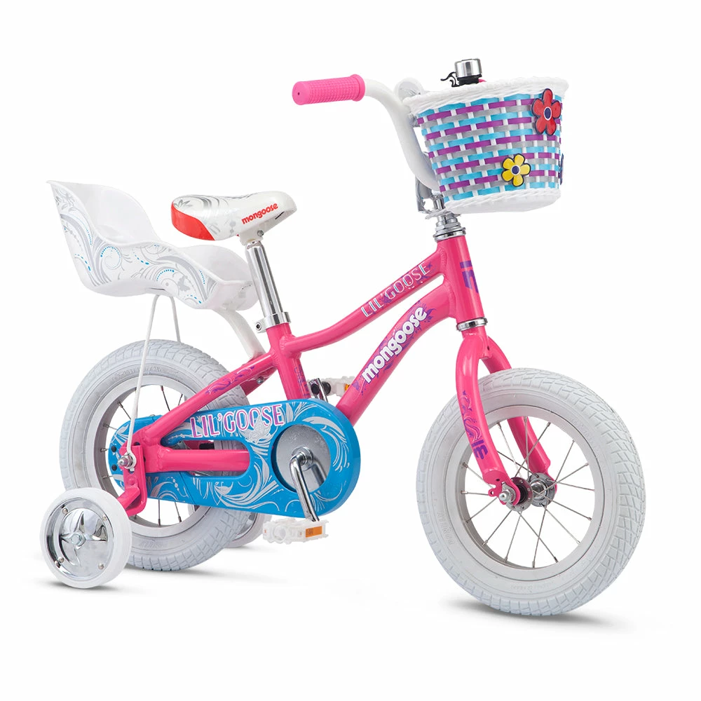 Bikes Mongoose Lil Goose 12" Kids Bike Pink 1 Bikes Mongoose Lil Goose 12" Kids Bike Pink