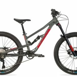 Bikes Norco Fluid 4.2 FS Kids 24" Mountain Bike Charcoal Grey/Red