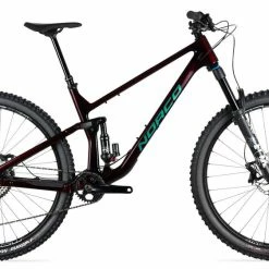 Bikes Norco Optic C2 Shimano Carbon Trail Bike Red/Jade (2021)