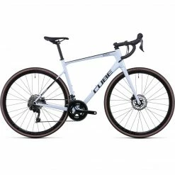 99bikes.co.nz Cube Attain GTC Race Bike Frost White 'n' Carbon (2022)