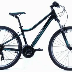 99bikes.co.nz Merida Juliet 10V Women's Recreational Bike Gloss Black/Cyan Decals (2020)
