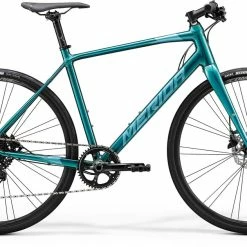 Bikes Merida Speeder Limited FlatBar Road Bike Gloss Teal/Blue
