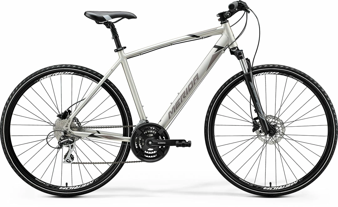 Bikes Merida Crossway 20D Hybrid Bike Silk Titanium Grey/Black (2020) 1 Bikes Merida Crossway 20D Hybrid Bike Silk Titanium Grey/Black (2020)