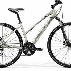 99bikes.co.nz Merida Crossway 20D Ladies Hybrid Bike Silk Titanium Grey/Black (2020)