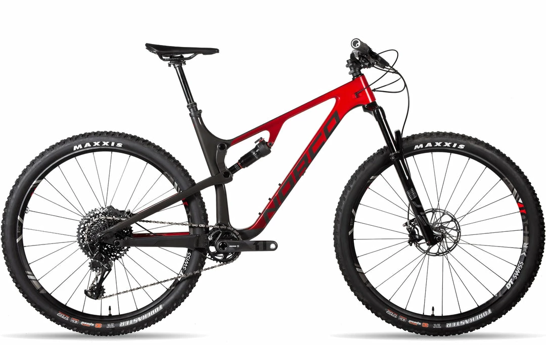 Norco Revolver FS1 120 XC Race Bike Black With Red Fade (2020) 1 Norco Revolver FS1 120 XC Race Bike Black With Red Fade (2020)