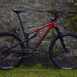 Norco Revolver FS1 120 XC Race Bike Black With Red Fade (2020)