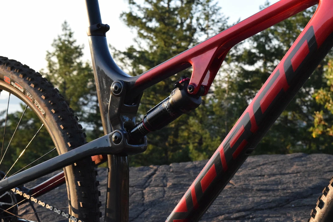 Norco Revolver FS1 120 XC Race Bike Black With Red Fade (2020) 4 Norco Revolver FS1 120 XC Race Bike Black With Red Fade (2020)
