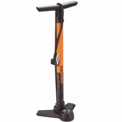 BBB AirBoost Floor Pump Steel Orange/Black Accessories