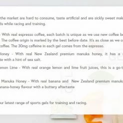 Accessories PURE Energy Gel 35g Banana Manuka Honey