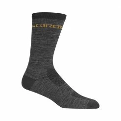 Apparel Giro Seasonal Merino Wool Socks Coal Race Line