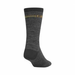 Apparel Giro Seasonal Merino Wool Socks Coal Race Line