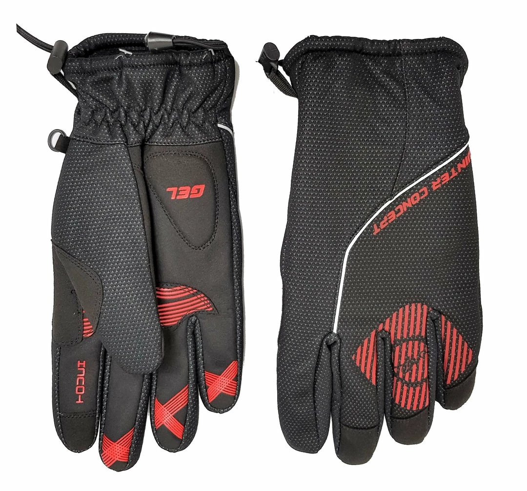 Apparel FORTY2 Gloves FF Winter Thermo Black/Red LG 1 Apparel FORTY2 Gloves FF Winter Thermo Black/Red LG