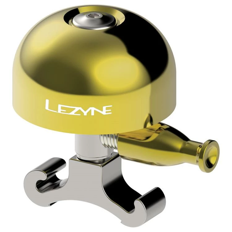 Lezyne Classic Bell Brass & Silver Accessories 1 Lezyne Classic Bell Brass & Silver Accessories