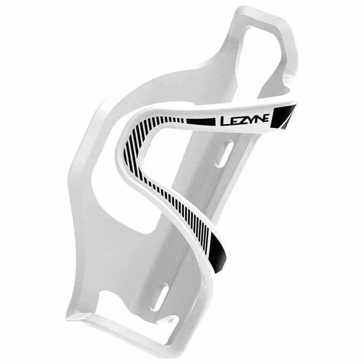 Lezyne Flow Cage Sl Enhanced Left Side White Accessories 1 Lezyne Flow Cage Sl Enhanced Left Side White Accessories
