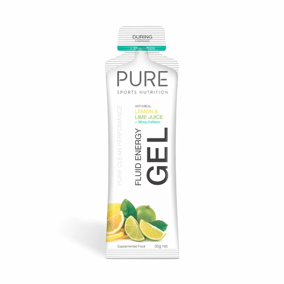 Accessories PURE Energy Gel 50g Lemon & Lime With Caffeine 1 Accessories PURE Energy Gel 50g Lemon & Lime With Caffeine