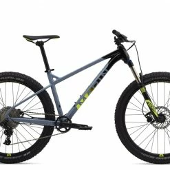 99bikes.co.nz Marin San Quentin 2 Hardtail Mountain Bike Gloss Ash Blue/Black/Yellow Decals (2020)