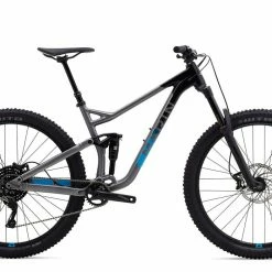 99bikes.co.nz Marin Alpine Trail 7 All-Mountain Bike Satin Charcoal/Black/Cyan (2020)