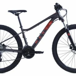 Bikes 2020 Marin Wildcat Trail 2 WFG Gloss Charcoal With Coral Decals LG