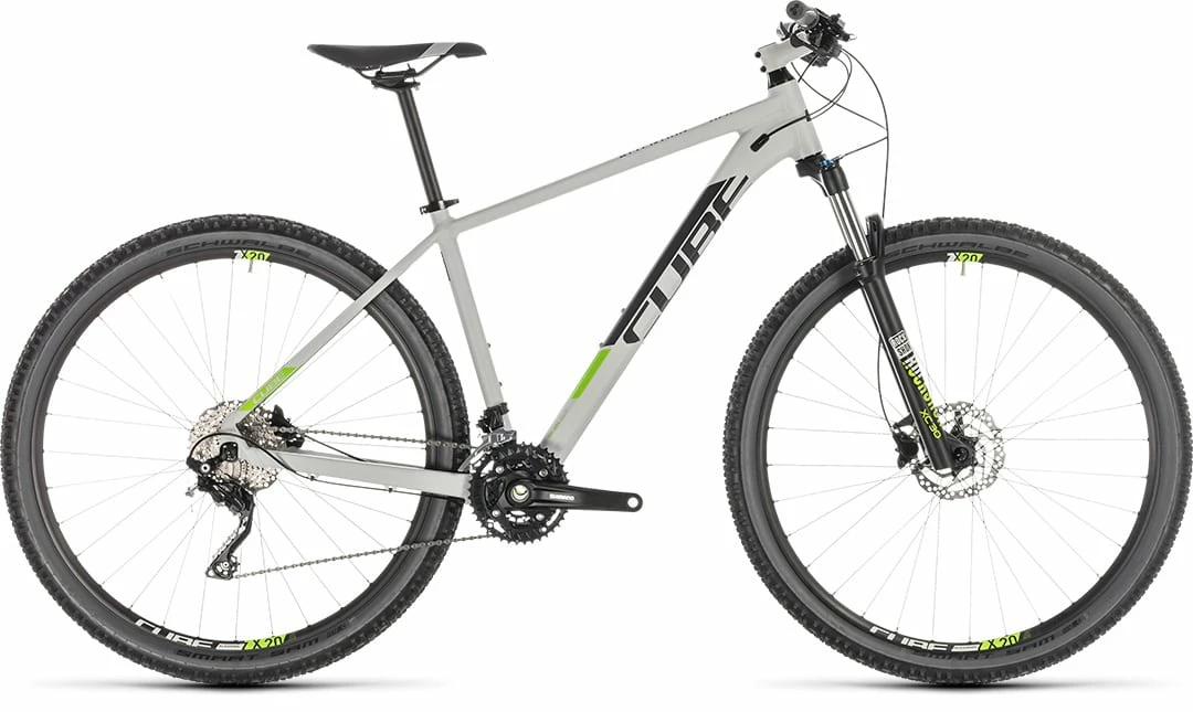 Cube Attention Hardtail Mountain Bike Grey´n´Green (2019) 1 Cube Attention Hardtail Mountain Bike Grey´n´Green (2019)
