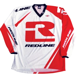 Apparel Redline Jersey LS Flight White/Red SM