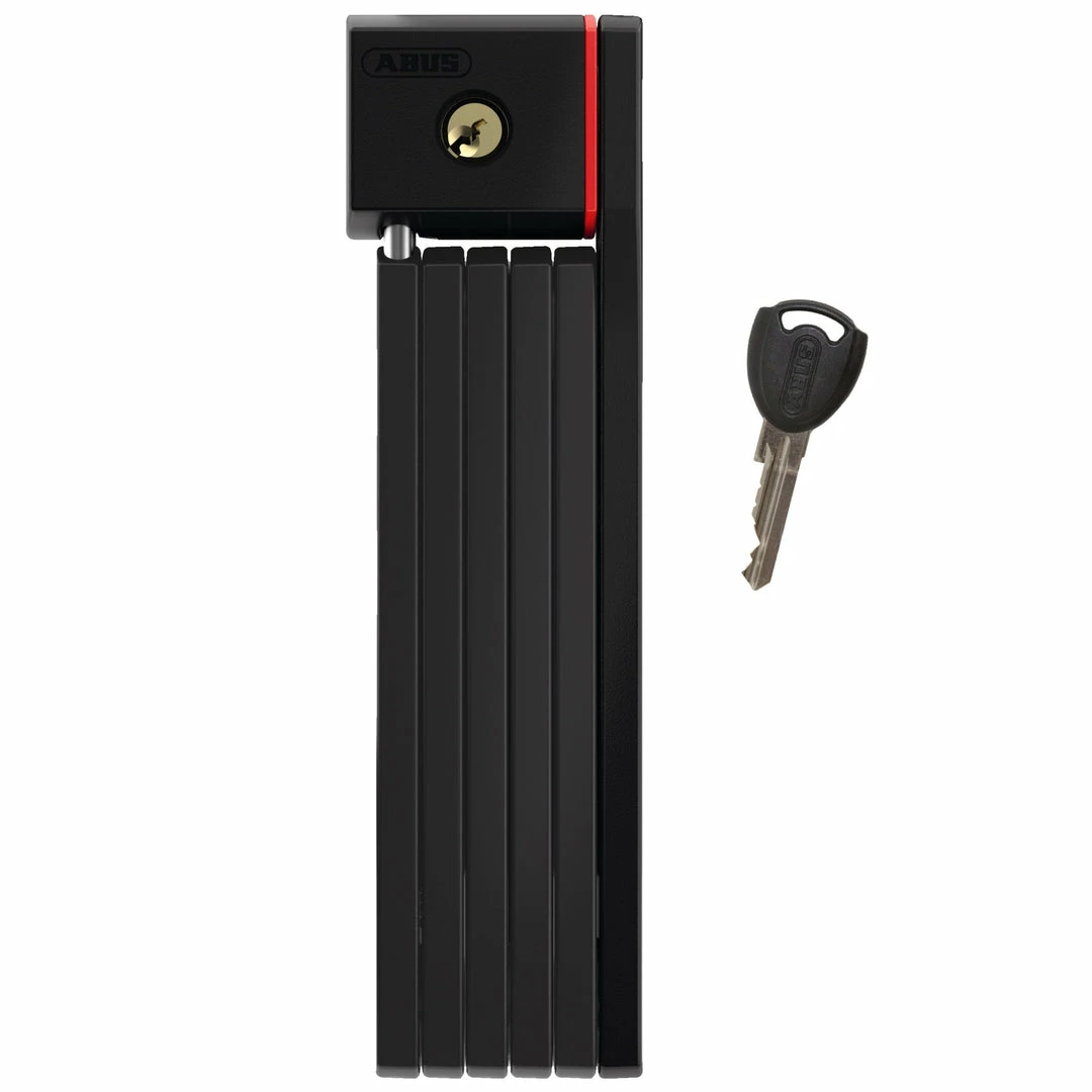 Abus Folding Key Lock Bordo UGrip 5700 100cm Black 1 Abus Folding Key Lock Bordo UGrip 5700 100cm Black