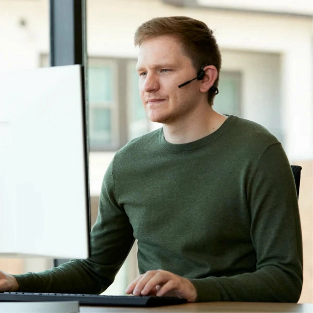 Aftershokz OPENCOMM Wireless Bluetooth Headset Slate Grey 2 Aftershokz OPENCOMM Wireless Bluetooth Headset Slate Grey