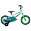 Apollo Neo 12" Kids Bike Brushed Alloy/Green/Navy Bikes