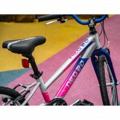 Apollo Neo 20" Kids Bike 6-Speed Brushed Alloy/Navy/Pink 8 Apollo Neo 20