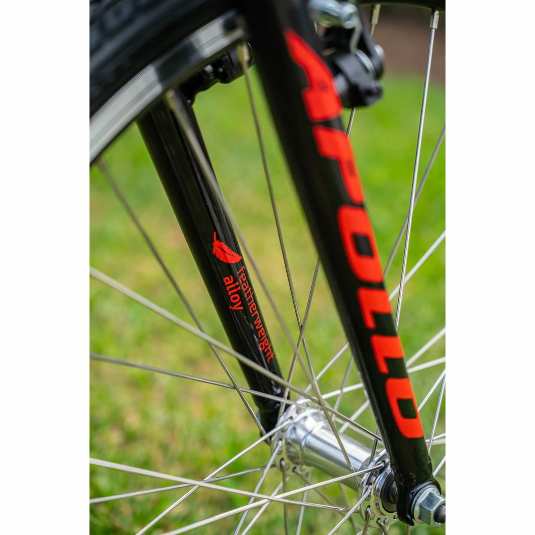 Apollo Neo 24" Kids Bike 7-Speed Brushed Alloy/Black/Red 5 Apollo Neo 24" Kids Bike 7-Speed Brushed Alloy/Black/Red