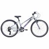 Apollo Neo 24" Kids Bike 7-Speed Brushed Alloy/Charcoal/Lavender Bikes