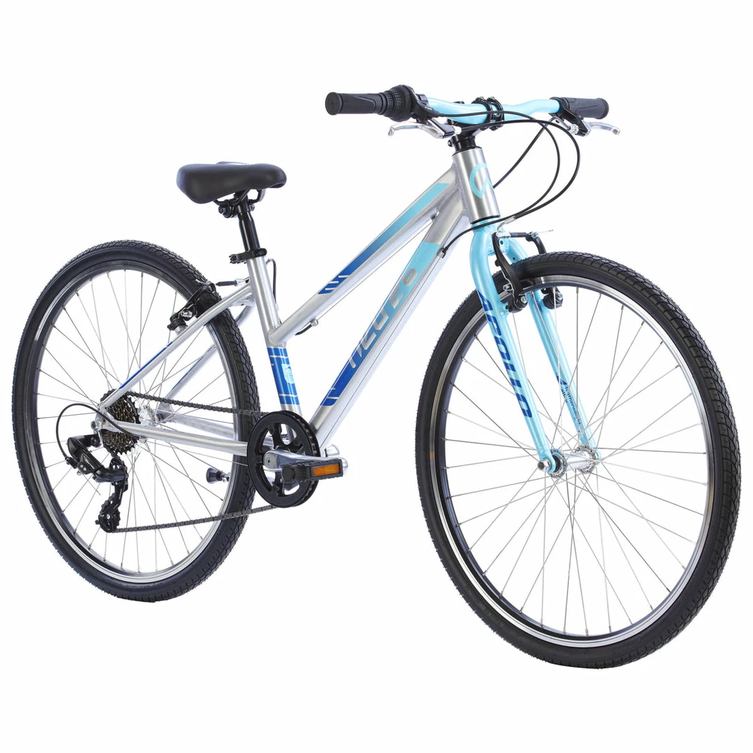 Apollo Neo 26" Kids Bike 7-Speed Brushed Alloy/Ice Blue/Navy 2 Apollo Neo 26" Kids Bike 7-Speed Brushed Alloy/Ice Blue/Navy