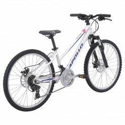 Apollo Verve 24" Kids Mountain Bike Gloss White/Navy/Pink Bikes 5 Apollo Verve 24