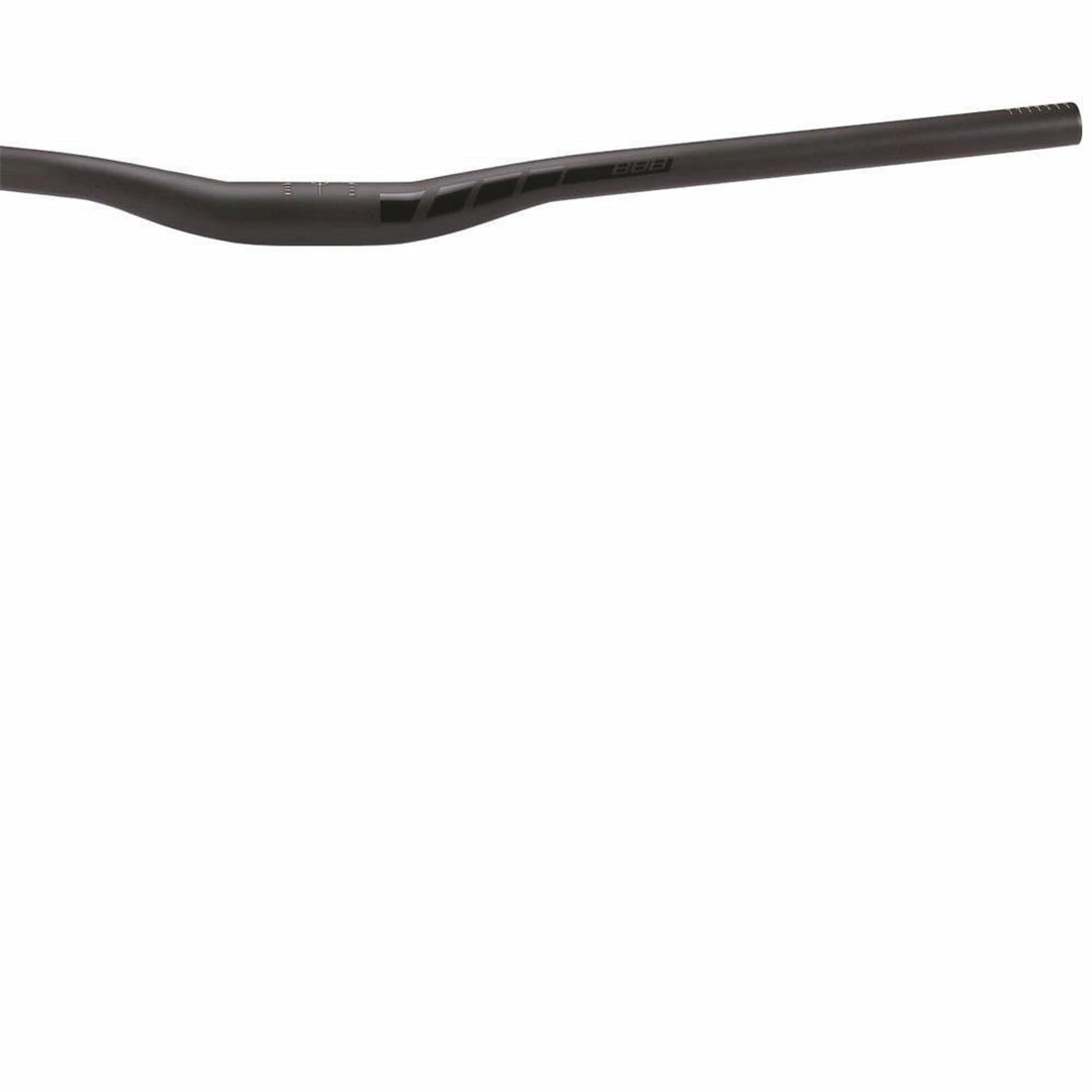 BBB 'ASCENSION' MTB BAR 31.8 OS 760mm 15mm RISE 9deg BS 5deg US BLACK ALLOY 1 BBB 'ASCENSION' MTB BAR 31.8 OS 760mm 15mm RISE 9deg BS 5deg US BLACK ALLOY