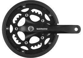 Shimano Cranks Sqr 170 RS200 8Sp 50-34Black 1 Shimano Cranks Sqr 170 RS200 8Sp 50-34Black