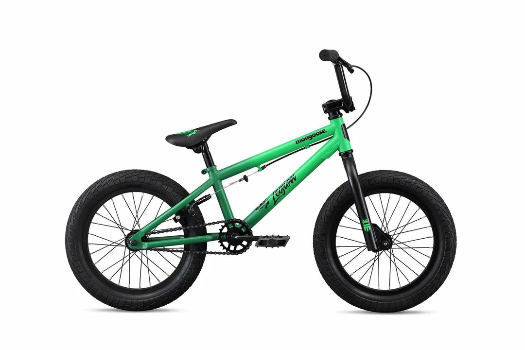 Mongoose Legion L16 Kids Freestyle BMX Green (2022) Bikes 1 Mongoose Legion L16 Kids Freestyle BMX Green (2022) Bikes