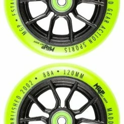 MGP Wheels 120mm Syndicate Green 2Pc Scooters