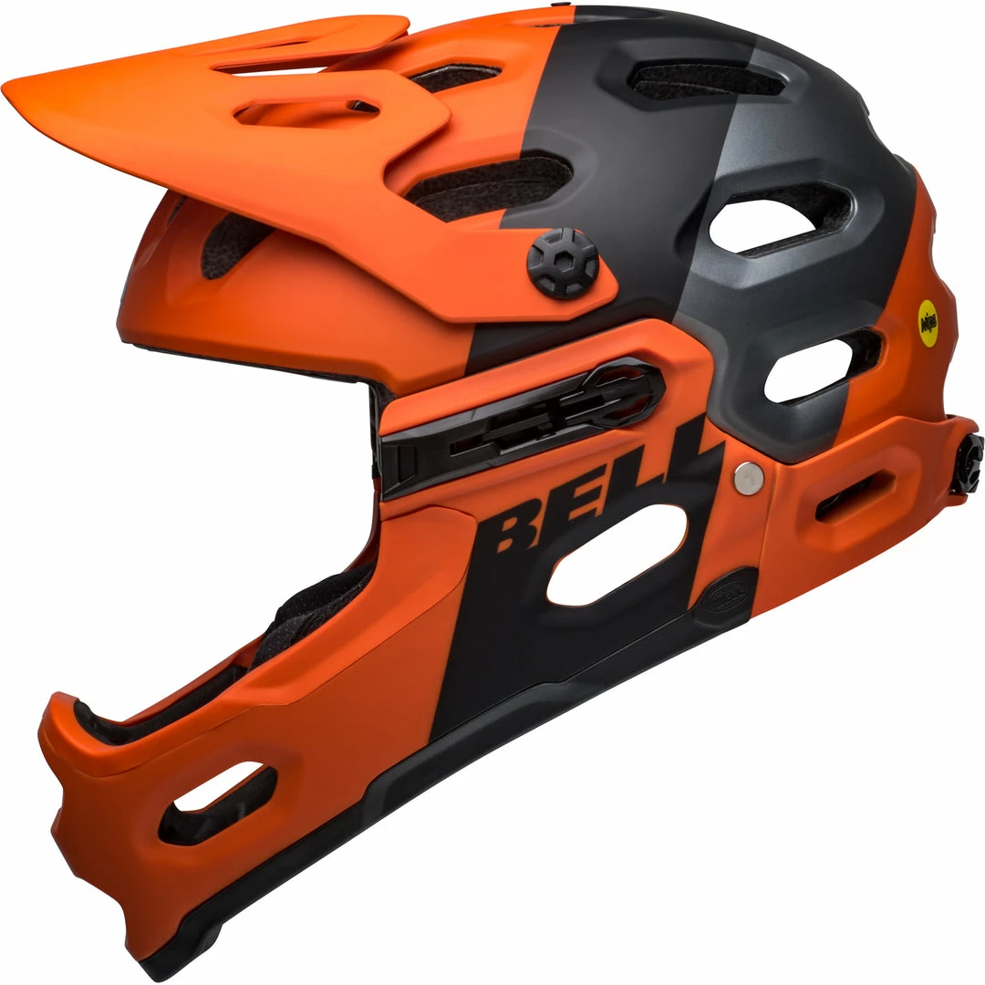 Helmets Bell Super 3R MIPS Helmet Orange/Black 4 Helmets Bell Super 3R MIPS Helmet Orange/Black