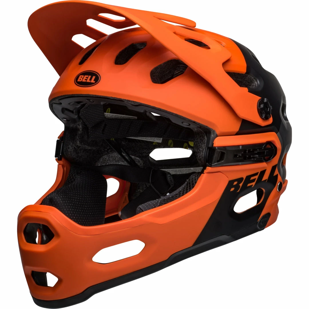 Helmets Bell Super 3R MIPS Helmet Orange/Black 1 Helmets Bell Super 3R MIPS Helmet Orange/Black