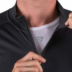 Apparel Bellwether Men’s Draft Thermal Long Sleeve Jersey Black 7 Apparel Bellwether Men’s Draft Thermal Long Sleeve Jersey Black