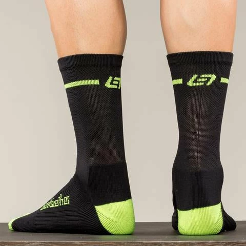 Apparel Bellwether Optime Socks Black/Hi Vis 3 Apparel Bellwether Optime Socks Black/Hi Vis