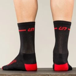 Bellwether Optime Socks Black/Ferrari Apparel
