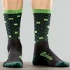 Apparel Bellwether Pixel Socks Black/Forest/Citrus