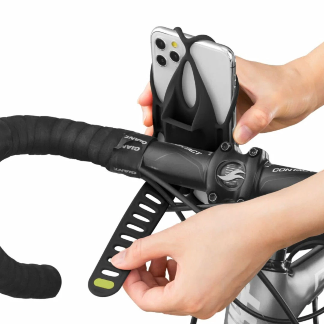 Bone Bike Essentials Bike Tie 4 Smartphone Handlebar Holder 4.7'' To 7.2'' Black 2 Bone Bike Essentials Bike Tie 4 Smartphone Handlebar Holder 4.7'' To 7.2'' Black