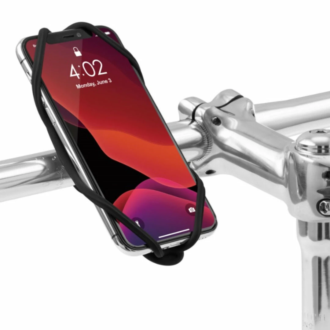 Bone Bike Essentials Bike Tie 4 Smartphone Handlebar Holder 4.7'' To 7.2'' Black 1 Bone Bike Essentials Bike Tie 4 Smartphone Handlebar Holder 4.7'' To 7.2'' Black