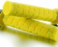 JetBlack Grips Rip Lockon Flu-Yellow/Black-Rings
