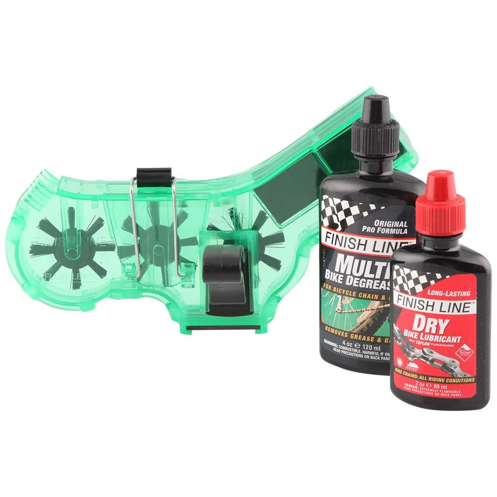 Tools Finish Line Chain Cleaner Kit 2 Tools Finish Line Chain Cleaner Kit