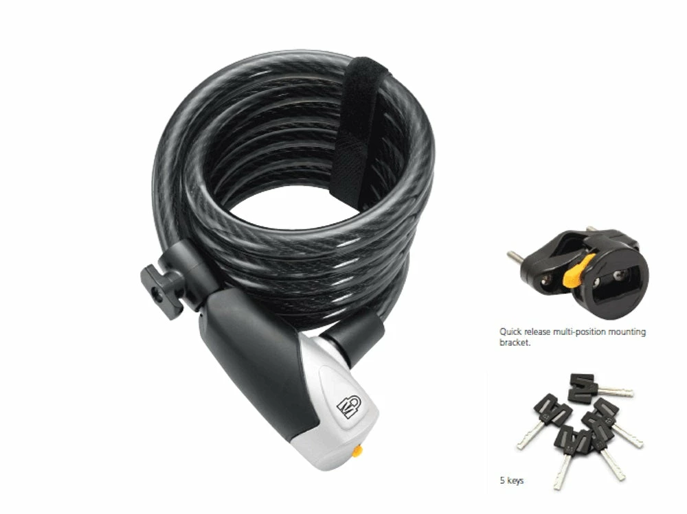 Magnum Cable Key Lock 12mm X 1.8mtr With Bracket Accessories 2 Magnum Cable Key Lock 12mm X 1.8mtr With Bracket Accessories