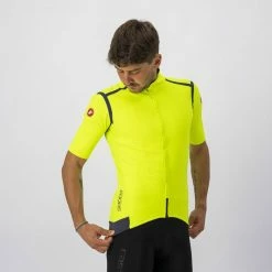 Apparel Castelli Gabba Ros Short Sleeve Jersey Yellow