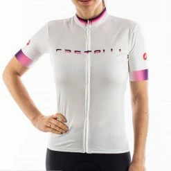 Castelli Gradient Women’s Jersey Ivory Women's Cycle Clothing