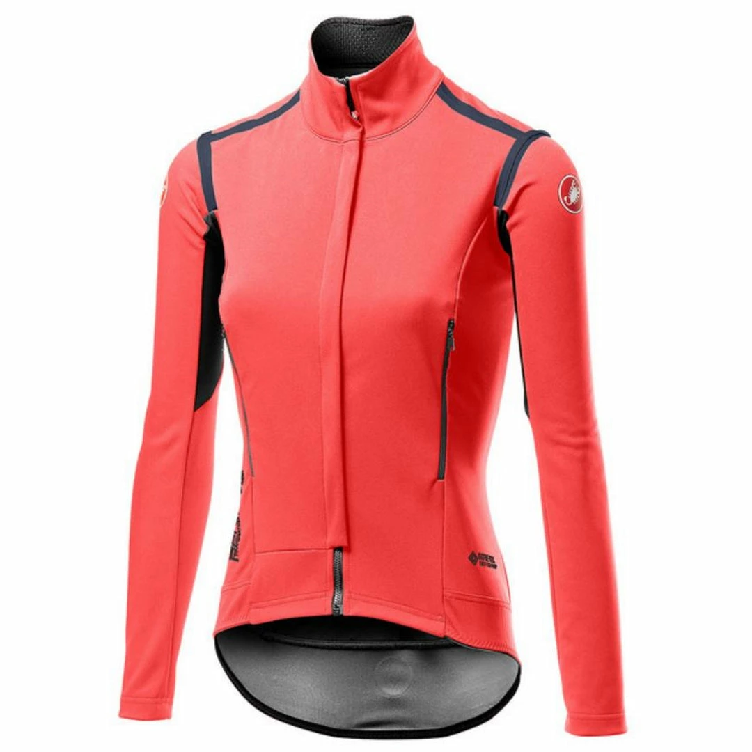 Castelli Perefetto Ros Women’s Long Sleeve Jacket Brilliant Pink 1 Castelli Perefetto Ros Women’s Long Sleeve Jacket Brilliant Pink